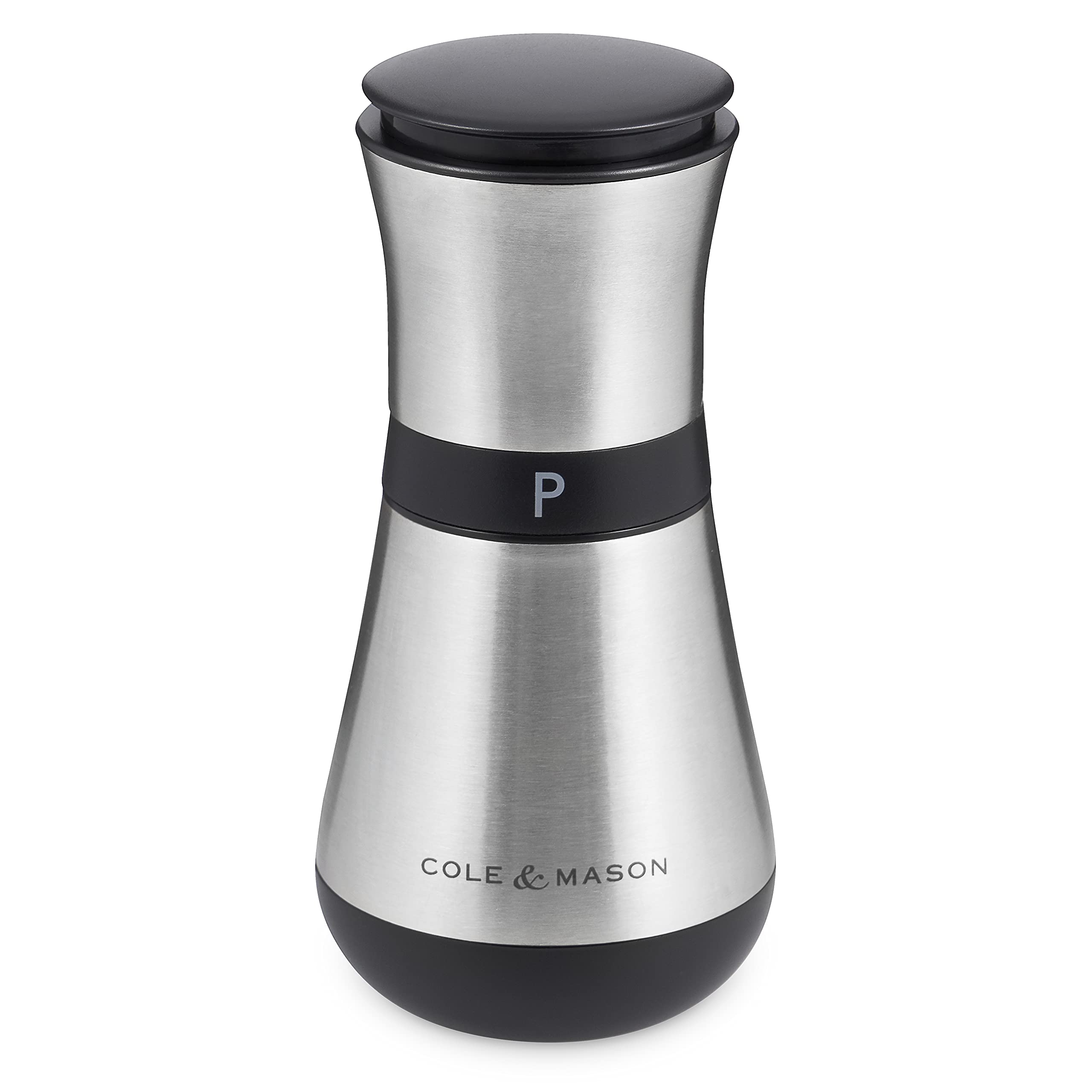 Cole & Mason H321914 Henley Pepper Mill, Precision+ Inverta, Stainless Steel, 135 mm, Single, Includes 1 x Pepper Grinder โ image 1