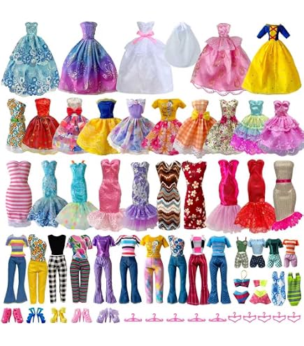 Codulu - Vestido De Noche Con Lentejuelas Y Cola De Pez Para Muñecas De 11.5 Pulgadas (30 Cm), BJD 1/6, 1 Pieza