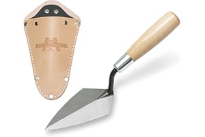 MARSHALLTOWN The Premier Line ATH50S 5-Inch Heavy Duty Philadelphia Pointing Trowel with Archaeology Holster