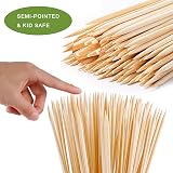 NadaKin SMoreS Bamboo Roasting Sticks 36in 5mm 200 pcs Fire Pit Skewers view 3