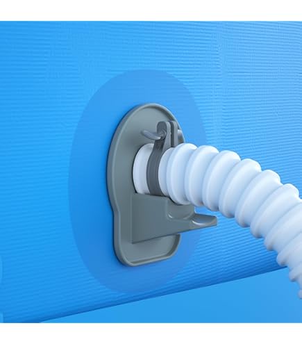 Raccords Pour Tuyau Piscine, 38 Mm X 38 Mm Avec 4 Colliers De Serrage - Lot De 2