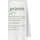 GCFET Football Gifts Kitchen Towels - God Birds Decorative Dish Towels Tea Towels for Kitchen, Football Gifts for Women Men Boy Hand Towels, Football Fans Gifts, 16x24 Inch