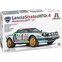 Amazon.com: Italeri 4714 1:12 Lancia Stratos HF Size 4 Model