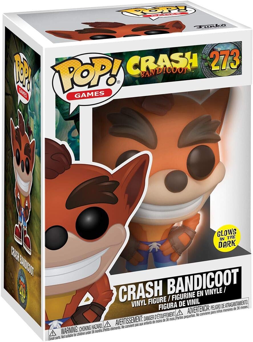 FUNKO Crash Bandicoot Glows in The Dark 