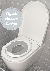 Babycurls Toilet Training Seat Non Slip Splash Guard Fits Oval/ Round view 2