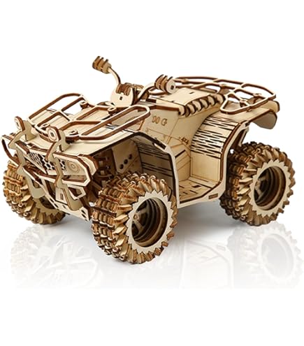 Amazon.com: Prextex 3D Wooden Car Puzzle - Vintage Car Kit