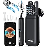 Anyear Flexible Ear Wax Removal Tool Camera, Ear Cleaner with Camera Otoscope, Earwax Removal Kit with Camera, Visual Ear Pic