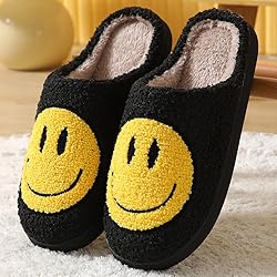 dubuto Smile Face Slippers for Girls Boys, Cute