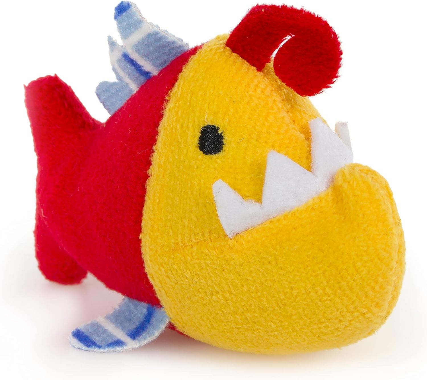 Petface Planet Parker the Piranha Eco Friendly Plush Cat Toy with Catnip, Made From Recycled Bottles