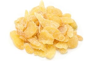 NUTS - U.S. - HEALTH IN EVERY BITE ! NUTS U.S. - Dried Crystallized Ginger Slices in Resealable Bag (3 LB)
