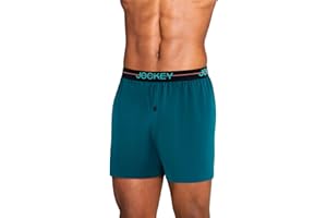 Jockey Men's Underwear Active Microfiber 4.5" Boxer