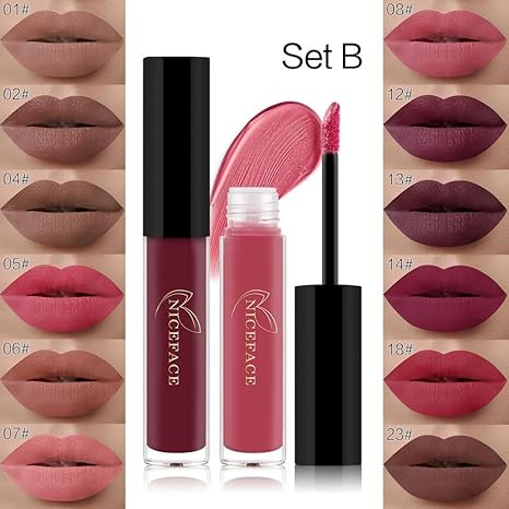 Femmes Rouge à Lèvres Moonuy 12 Couleursset New Lip
