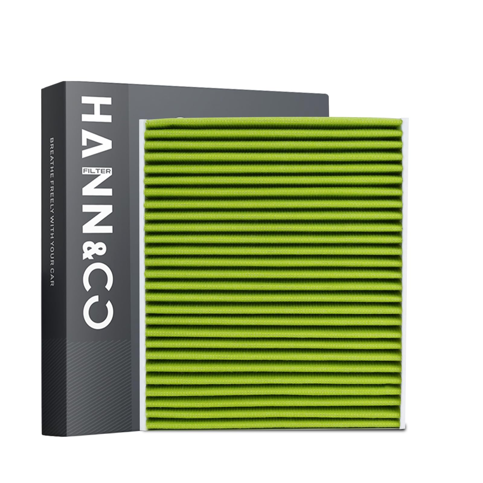 Photo 1 of HANN&CO Activated Carbon High Flow HEPA Cabin Filter With Braided Stitching Process For Toyota?Lexus?Subaru?Mazda Replacement CF12157?CP157?HCC1012?