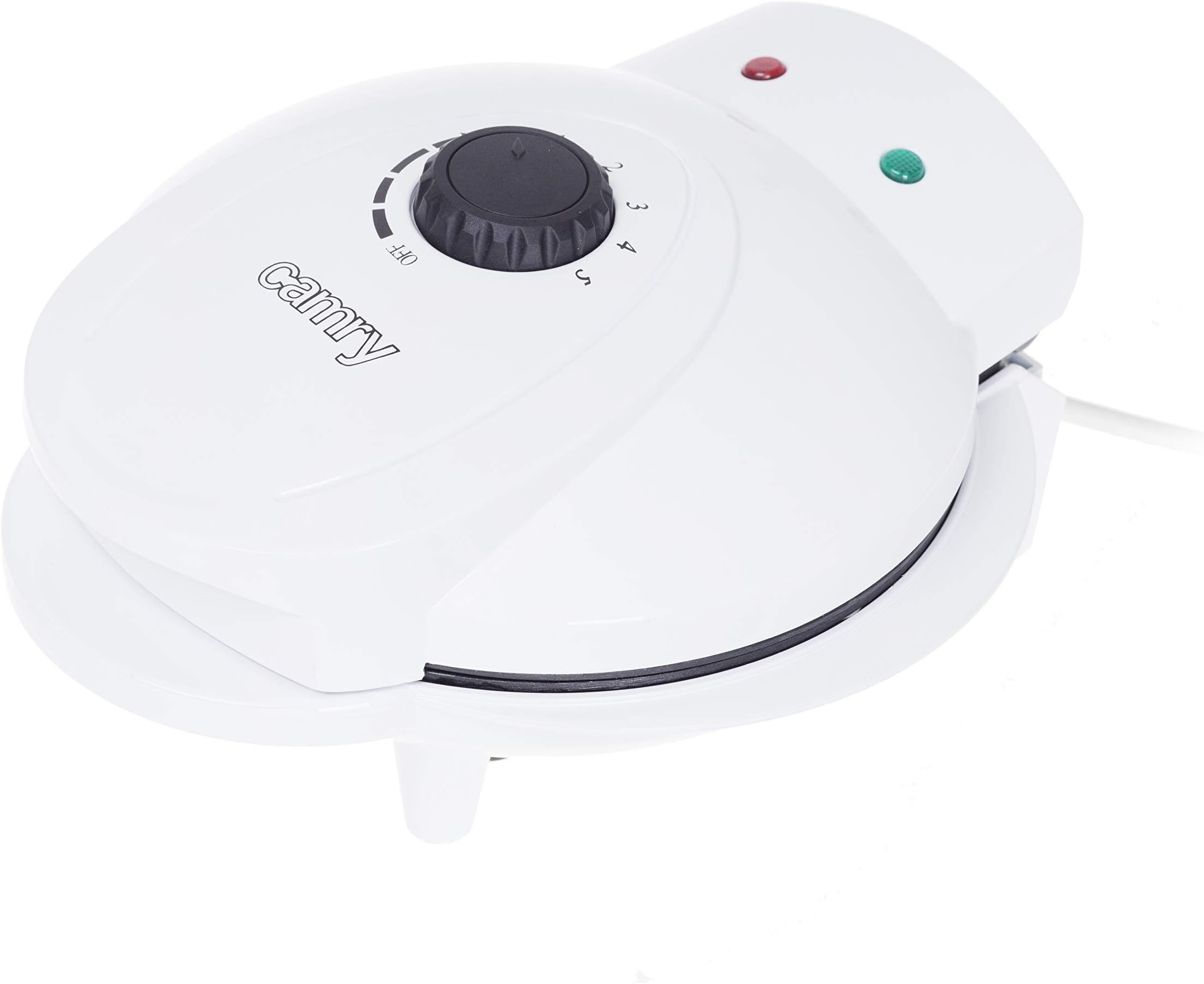 Adler Waffle Maker with 1000 W Power CR 3022, White