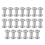 Savagrow 20 Sets M5 x 10mm Silver Furniture Screws