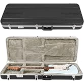 GHOSTFIRE Electric Guitar ABS Hard Case for ST/TL/JAG, GC-REG Black | Portable Hard-Shell Case With Lock, Super Thick Case Fit for Guitar, Soft Velvet Lining Suitable Inner Design