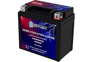 Mighty Max Battery YTZ7S - 12 Volt 6 AH, 130 CCA, Rechargeable Maintenance Free SLA AGM Motorcycle Battery