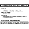 DOT Inspection Stickers (10 Pack)
