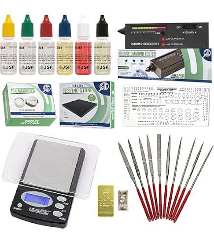 thumbnail interactive-video image 1 of M-24 Mizar Gold Karat Tester By PMC Supplies - Digital Metal Testing Tool For Jewelry Making 1 of 5