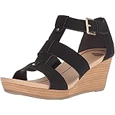 Dr. Scholl's Shoes Women's Barton Wedge Platform Sandal,Black Snake Print,7.5