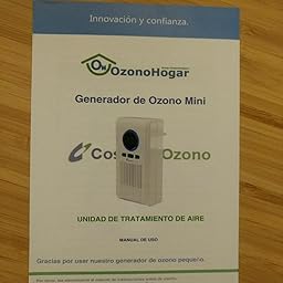 Generador de ozono doméstico mini. Ozonizador de enchufe, elimina ...
