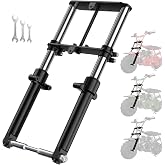 FRP Minibike Suspension Kit -Mini Bike Front Fork for 80cc 105cc, Black | Fits GMB100, Monster Mega Moto MMB80/MMB105, Motovox MBX10/MBX11, Coleman CT100U, Baja DB30; 10-Year Warranty