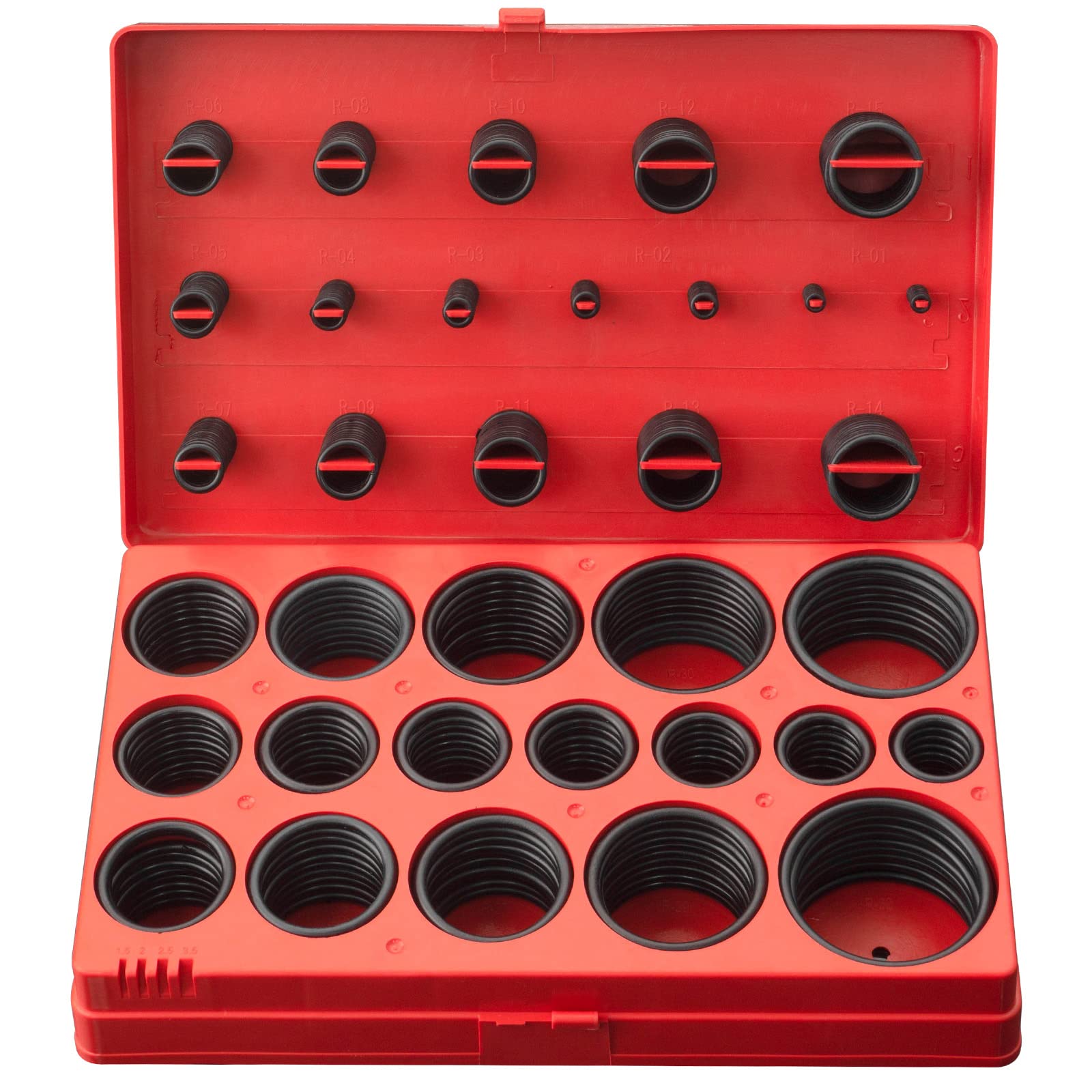 419 pcs O Ring Rubber Grommet Assortment O-ring Seal Tool