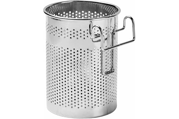 HOME&I Silverware Drying Basket for Dish Rack, Compact SUS 304 Stainless Steel Hanging Utensil Holder, Round Cutlery Caddy fo