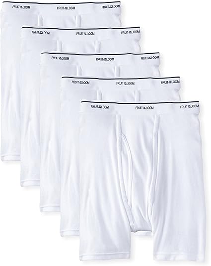Fruit Of The Loom Men S 5 Pack No Ride Up Covered Waistband Boxer