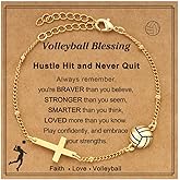 SKIRIFLA Soccer Volleyball Softball Bracelet for Girls Teens Women, Christmas Birthday Jewelry Sport Stuff Gifts for Team Lovers