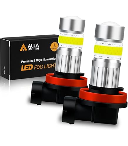 Amazon.com: Alla Lighting H10 9145 LED Bulbs, 6000K Xenon White