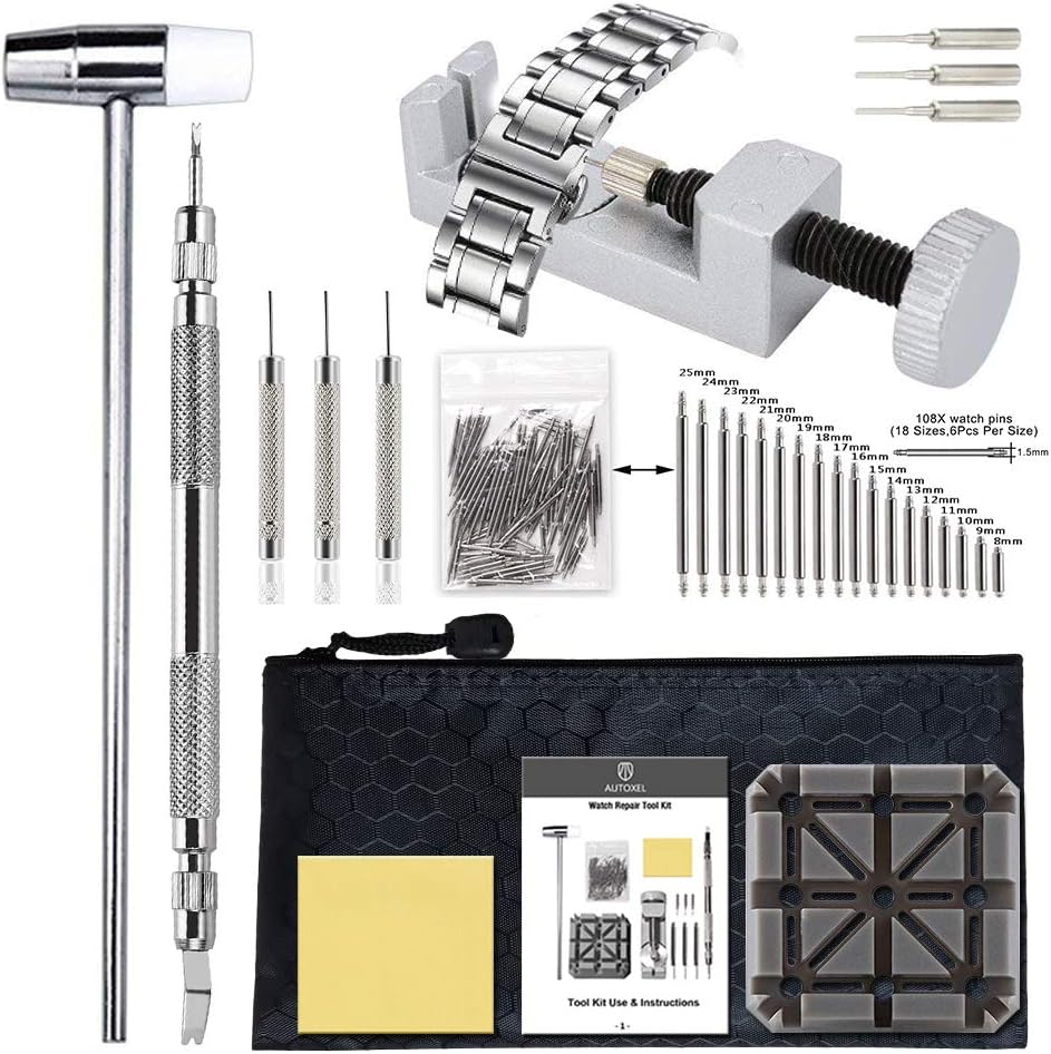 Watch Band Tool Kit - Watch Link Remover, Spring Bar Tool Set for Watch Repair and Watch Band Replacement