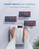 RENPHO Body Fat Scale Bluetooth Digital Scale with App White view 2