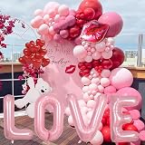 Lingqiang 40 Inch Pastel Pink A Letter Balloon – Foil Balloon A Helium Balloon view 8