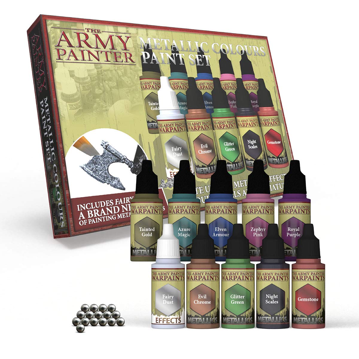 Buy The Army Painter Metallic Colours Paint Set, 9 Bottles Metallic