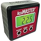 Calculated Industries 7434 AccuMASTER 2-in 1 Magnetic Digital Level and Angle Finder / Inclinometer / Bevel Gauge, Latest MEM