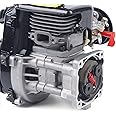 TdiriNar 2-Stroke 32CC Gasoline Powered Engine, 4-Bolt Easy to Start Recoil Hand Puller Durable Engine, High Efficiency Gas Motor with Remote Control for 1/5 Redcat Hpi Rovan Km Baja Car Motor