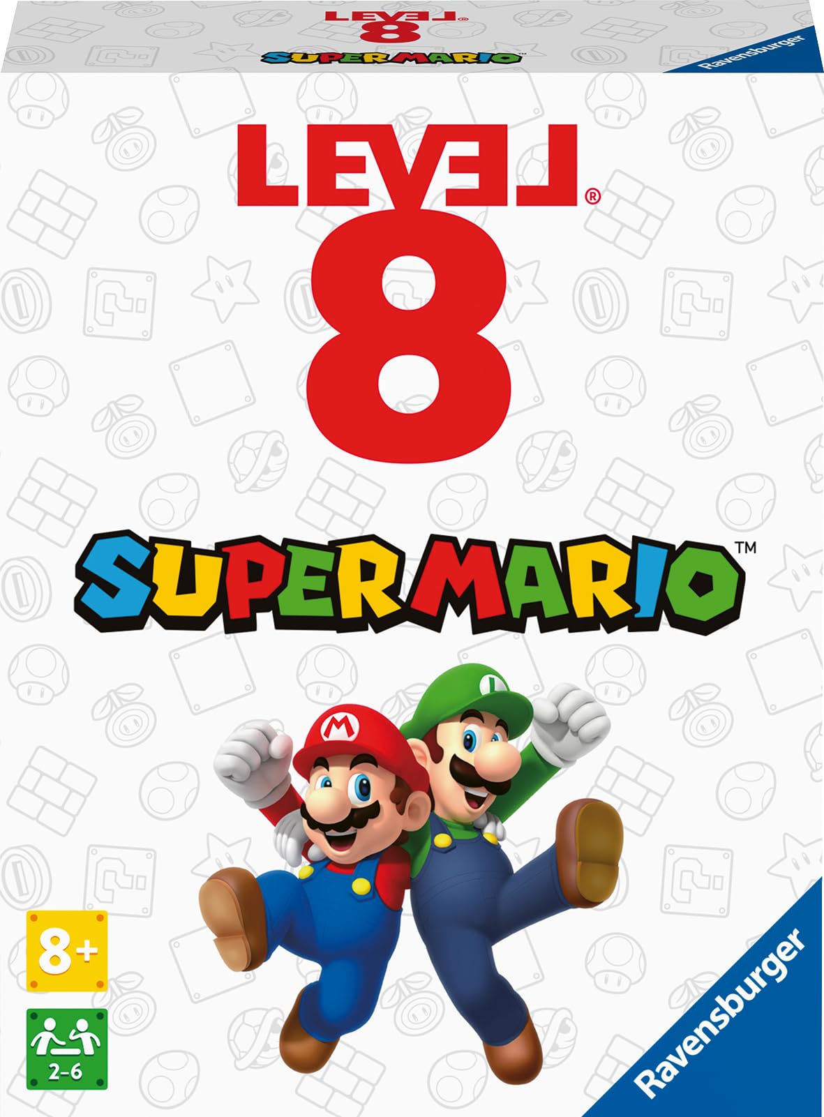 Ravensburger 27343 - Super Mario Level 8, Das spannende Kartenspiel für 2-6 Spieler ab 8 Jahren 2