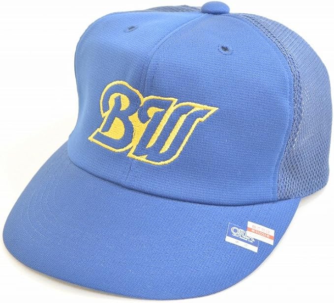 Amazon Nobrand オリックスブルーウェーブ 球団帽子 プロ野球帽子 野球帽 帽子 ブルー 青 メッシュ メンズ レディース 紳士 婦人 日本製 ネット通販 春夏 キャップ 通販