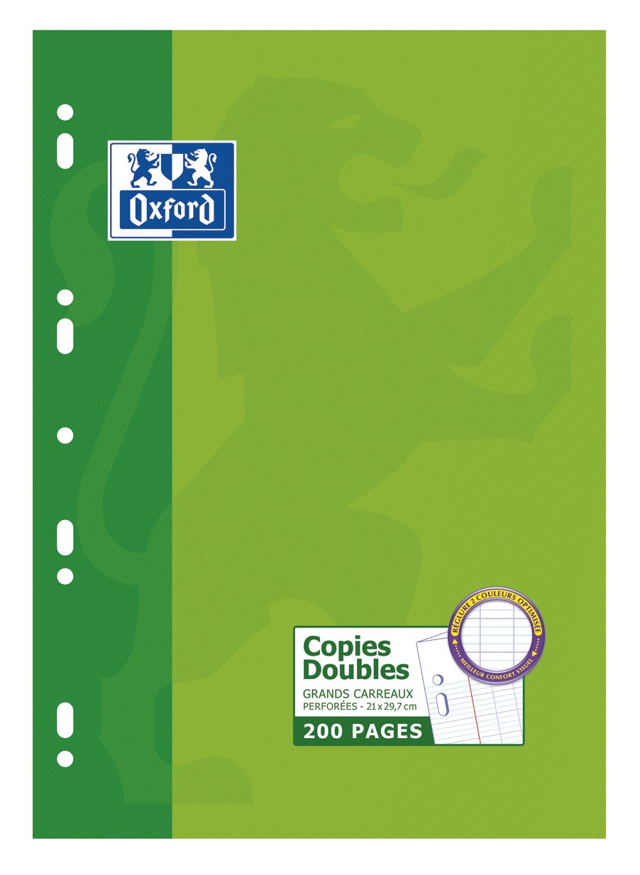 Oxford 100105681 Writing Notebook Green A4