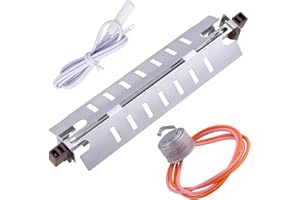SUMNEW WR51X10055 Refrigerator Defrost Heater Replacements WR55X10025 Refrigerator Temperature Sensor WR50X10068 Defrost Thermostat Compatible with General Electric Hotpoint Replaces WR51X10030.