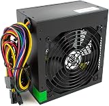 iChoose 500W ATX Power Supply PSU Silent Black Fan PC Computer 12V Rail view 6