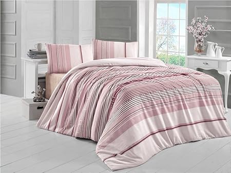 Lamodahome 3 Pcs Luxury Soft Colored Full Double Bed Size