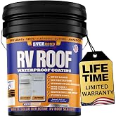 Everbond Liquid Rubber RV Roof Coating - Roof Sealant for Camper Roofs, Trailers, Motorhomes, and Metal Buildings - Roof Cool