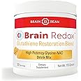 Brain Redox™ - High Potency GlyNAC Supplement | Boost Glutathione Levels for Brain Health | 5000mg GlyNAC Powdered Drink Mix, Sugar Free, Natural Citrus Flavor