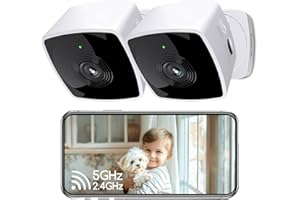 blurams Cameras for Home Security 5G&2.4G, 2K Security Camera Indoor, Pet Camera with Phone App, Indoor Camera w/AI Motion Detection, 2-Way Audio, Compatible with Alexa&Google Home Assistant