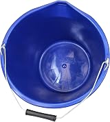 Faithfull 14 Litre Blue Industrial Builders Bucket Heavy Duty Weather Resistant view 2