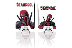 Heiko PS-5 Skins Console Disc Version Compatible with PlayStation 5, Anime Vinyl Decals Skin Stickers Controller, Bubble-Free Waterproof Sticker, Third-Party PS5 Accessories(DP)