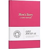 Woiqeuwr Mom Book To Fill Out, Mom's Life Story Journal, Heirloom Books for Parents, Meaningful Keepsake Gifts for Mom from Daughter and Son for Mother's Day, Birthday, and Christmas