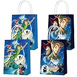 Merlinae 16 Pcs Pan of Peter Gift Bags,Party Favor